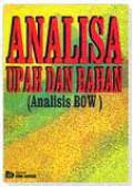 Analisa upah dan bahan (analisis bow)