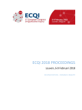 ECQI (European Congress of Qualitative Inquiry) 2018 Proceedings