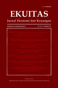 Ekuitas : Jurnal Ekonomi dan Keuangan Vol. 1 No. 2 - Juni 2017