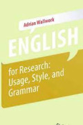 English for Research : Usage, Style, and Grammar