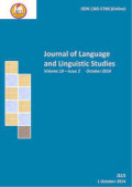 Journal of Language and Linguistic Studies