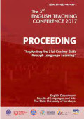 Proceeding : The 3rd English Teaching Conference 2017 : Implanting the 21st Century Skills through Language Learning