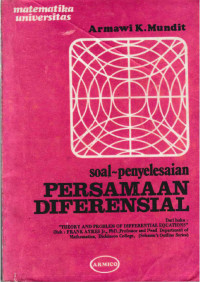 Soal Penyelesaian Persamaan Differensial