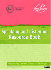 Speaking and listening resource book