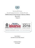 The Asian EFL Journal : Second Language Acquisition - Academic Research (2016)