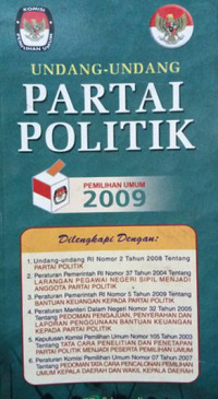 Undang-Undang Partai Politik Pemilihan Umum 2009