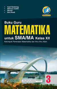 Buku Guru Matematika untuk SMA/MA Kelas XII