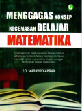 Menggagas Konsep Kecemasan Belajar Matematika