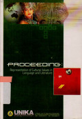 Proceeding: Representation of Cultural Values in Language and Literature